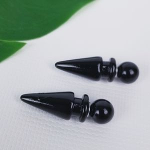 Bullet Double Sided Stud 2 Earrings in One